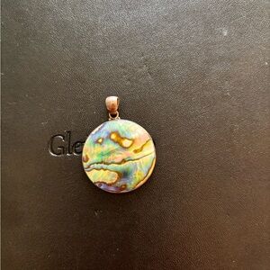 Gorgeous Circular Opal Abalone Charm